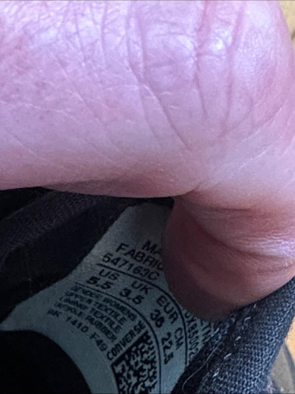 Converse Black Ballet Slip-On Canvas Sneakers - Picture 7 of 9